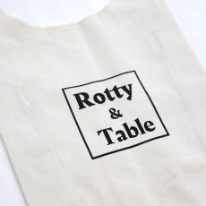 画像2: Rotty&Table　ロゴ入りショッピングバッグ　エクリュ　 (2)